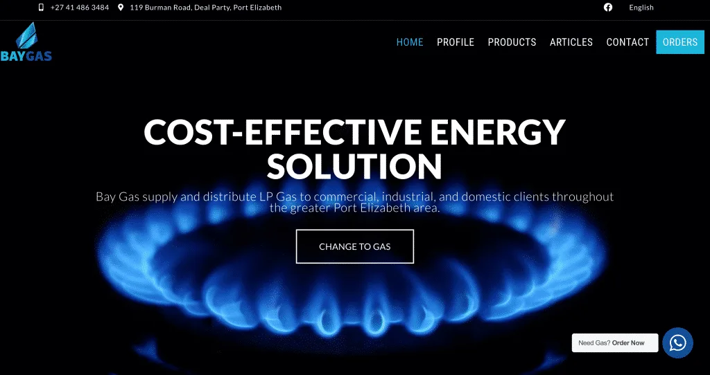 LP Gas Website Design
